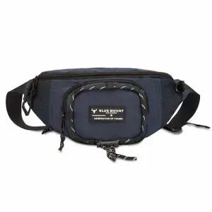 네이비- 몸에 착 감기는 힙색 크로스 가방 경량 외출