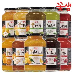 꽃샘 꿀유자차S 1kg 외 액상차모음전 [담터/생강차/대추차/오미자/레몬차/모과차/한라봉/자몽]