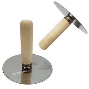 천성 달고나 스텐 호떡 누르개 대 12cm 뒤집게 누름판 누르개