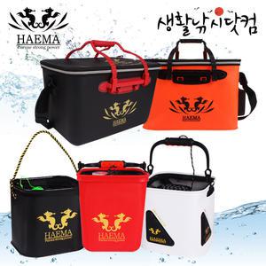 해마 키퍼바칸 크릴백 밑밥통 낚시두레박 살림망세트