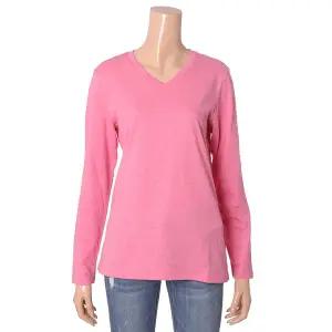 [롯데백화점]뱅뱅 여성 브이넥 긴팔 면 티셔츠(NTG253)