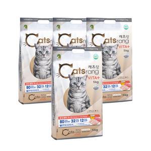 NEW 캐츠랑 비타플러스 전연령 5kgx4개 헤어볼예방 고양이사료