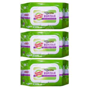 3M 더블액션 물걸레 청소포 표준형 20매/ 대형 20매/ 청소용물티슈