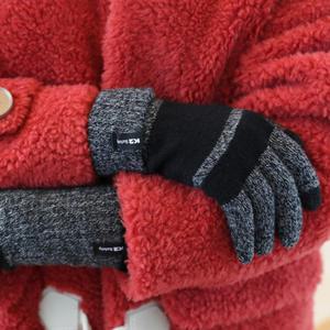 K2 듀얼니트장갑 터치 가능 겨울 방한용품 털 글러브