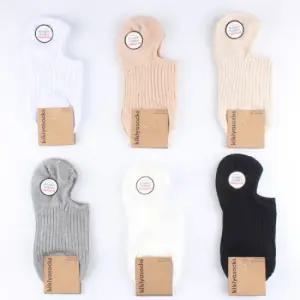 양말예찬 여성용 고급 골지덧신 페이크삭스