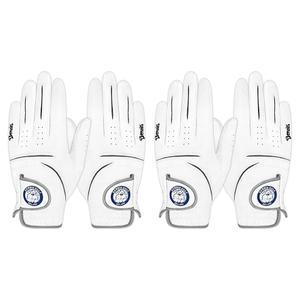 데니스골프 여성용 스탠다드 양손 합피 골프 장갑 DS01 19호 2매, 1개