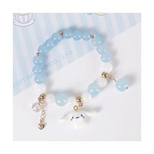 산리오 시나모롤 크리스탈 팔찌 16cm 인조크리스탈비즈 생일선물