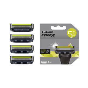 도루코 페이스 5 면도날 FVA1040 4개입 5중날 면도기 리필 교체용