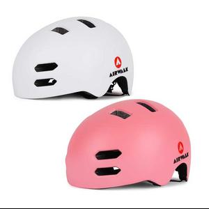 QQ 에어워크 어반 헬멧 화이트 핑크 M 보드용 인라인 킥보드용