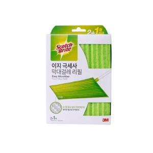 3M 이지 극세사 막대걸레 리필 패드 3매 1개