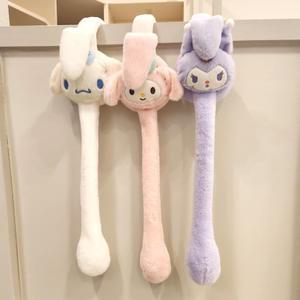 시나모롤 귀마개 움직이는 토끼귀 귀도리 산리오 포차코 아동귀마개 쿠로미 귀도리
