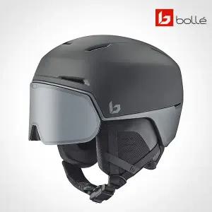 볼레 스노우 헬멧 X-퓨전 바이저 블랙 스틸 매트 / 그레이 변색 스키 보드 킥보드