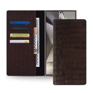 천연 소가죽 갤럭시 S25 엣지 FE 울트라 플러스 케이스 카드 지갑형 다이어리 S931 S936 S938 S937 S731 ZF