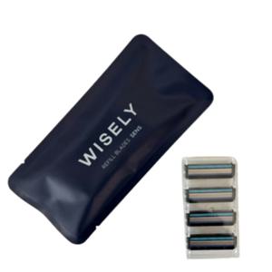 위즐리 면도기 고급 날 와이즐리 5중면도날 면도기 리필 4P