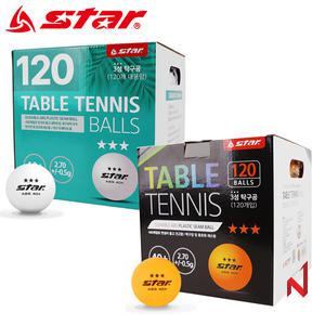 스타 탁구공 3성 (120개입) GB220/GB220-11 화이트/오렌지