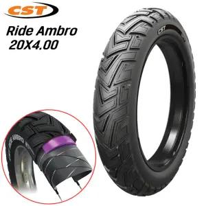 CST 20x4.00 100-406 RIDE AMBRO 펑크방지추가 튜브타이어 온오프로드 팻바이크 전동팻바이크타이어 20X400