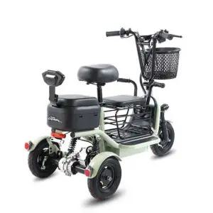 전기 오토바이 시동 2인승 3발 삼륜 전동 노인 스쿠터
