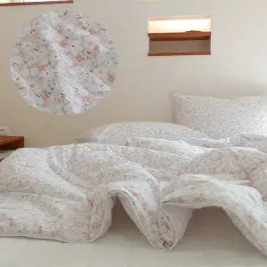 [은남침구]알러지케어 먼지없는 사계절용 부드러운 차렵이불 마이크로코코 그레이 블루 핑크