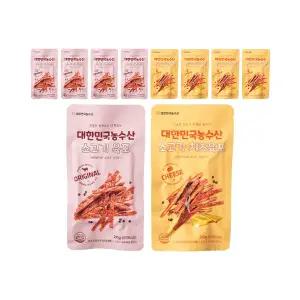 대한민국농수산 소고기육포, 5개 + 소고기 치즈육포, 5개