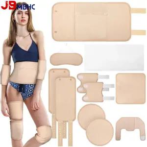 배꼽패치 뱃살패치 붙이는다이어트 피마자 오일 팩 랩 재사용 가능한 유기농 면 어깨 뒤로 손 불면증 변비