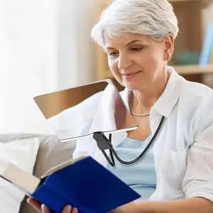 목에거는 돋보기 어르신 고배율 확대경 독서안경 노인