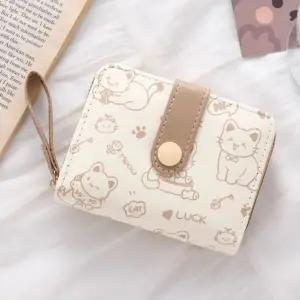 여성 지갑 고양이반 고양이 카드 여성반 여자반 119대여자지갑