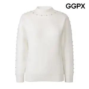 [GGPX] 주얼리 디테일 반목 융기모 니트 (GPBKP022F)