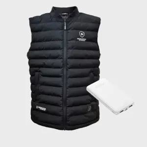 몽크로스 스위스 USB 배터리포함 발열조끼 3단 온도조절 방한 열선 패딩조끼 온열 등산 낚시