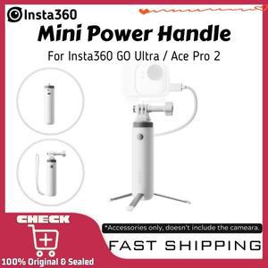 인스타360 미니 파워 핸들 4900mAh 배터리 그립 삼각대 지원 GO 울트라 에이스 프로 2 액션 카메라 액세서