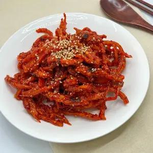 땡맛찬 진미채 고추장볶음 밑반찬 마른반찬 400g