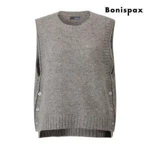 [보니스팍스](대구신세계)옆트임 단추 니트 베스트 (XPBVT006M0)