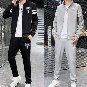 남성 기모 트레이닝 세트 두줄 베이직 상하의세트 남자 집업 트레이닝복 3컬러