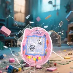 다마고치 커넥션 케이스 투명 하드 커버