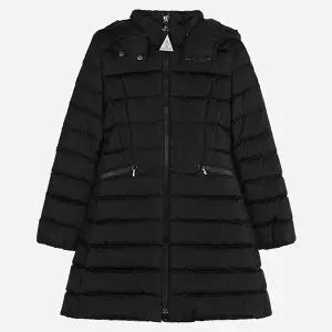 몽클레어 키즈 5F 1C50210 54155 999 샤르팔 후드 롱패딩 자켓 블랙