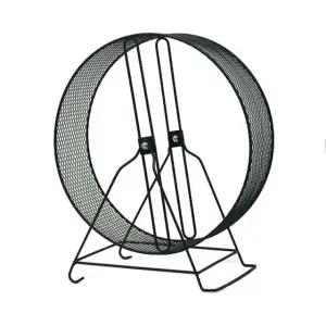 대형 블랙 철제 휠 고슴도치 쳇바퀴 저소음 운동 회전 햄스터 직경 32 러닝