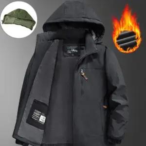 남성 겨울 기모 바람막이 점퍼 방수 방풍 등산 자켓 작업복