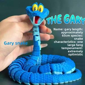 30cm 68cm 게리 스네이크 주토피아 2 가동형   뱀 3D 프린팅된 모델  선물