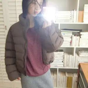 [모코블링]미니멀 숏 스트링 패딩 오버핏패딩 스트링패딩 숏패딩 겨울아우터