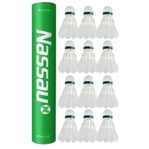 낫소 배드민턴 깃털 셔틀콕/배드민트/배트민턴/셔트콕/보관함/깃털배드민턴/베드민튼/연습/경기용/깃털셔틀