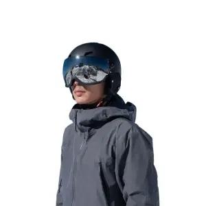 프리미엄 스키헬멧 고글 블랙 빅사이즈 스케이트 다크블루 고급형 S