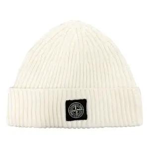 25FW 컴퍼스 로고 패치 풀 립 RWS 울 비니 아이보리 (K2S15N100002 S00C3 V0093) [당일]