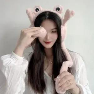 ( )팔딱 방한 움직이는 스타일 겨울 귀마개 핑크 겨울 털 귀마개 방한 귀덮개 귀도리