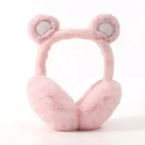 ( )핑크베어 방한 겨울 스타일 귀마개 귀덮개 방한 귀마개 귀도리 털 겨울