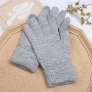 ( )겨울용 스마트 데일리 방한 터치 보온 장갑 그레이 남자 겨울장갑 남성 방한장갑 여성장갑