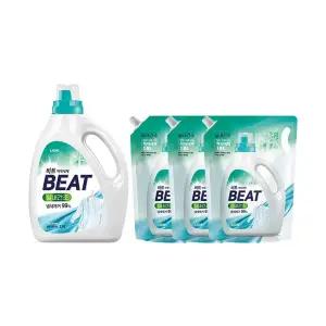 비트 실내건조 액체세제 시트러스 블라썸 드럼겸용 용기 2.8L, 1개+리필 1.8L, 3개