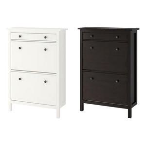 이케아 HEMNES 헴네스 2칸신발장/수납장/콘솔