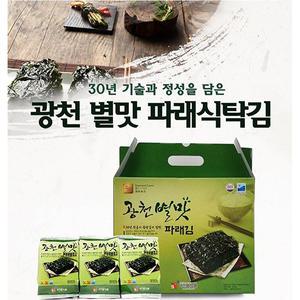 광천 별맛김 파래식탁김 15g 12봉 선물세트 도시락 식탁 재래김