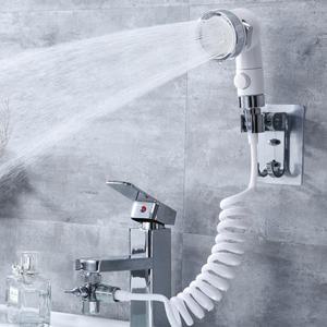 자유회전 만능 세면대수전 머리감기 싱크대 샤워헤드