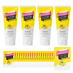 바나나 필링필링 각질제거제 바디 페이스 스크럽 때비누 6개