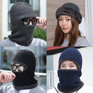모자+넥워머 일체형 방한 겨울 등산 군밤 털모자 귀도리 방한모 털 비니 귀덮개 남자 여성